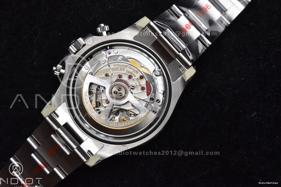 White Best BTF Steel DD Bracelet 904L Daytona 781 Edition SoftTouch SS 1:1 126500 Dial on 0708